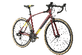 Велосипед шоссейный Stark Peloton 700.1 (2023) 18'' темно-красный/никель